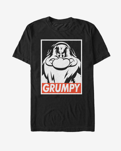 grumpy t shirt dwarf